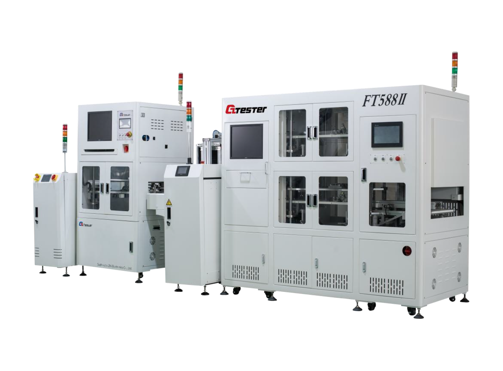 IN Line ICT+雙層 FCT 自動(dòng)測試線