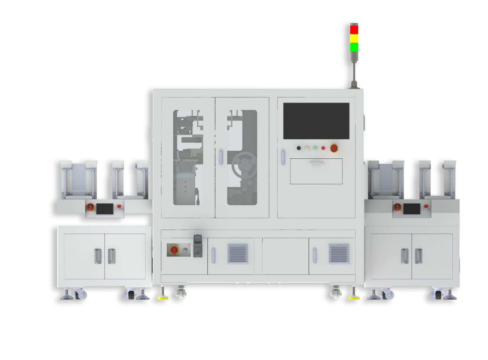 Attach concentric circle equipment